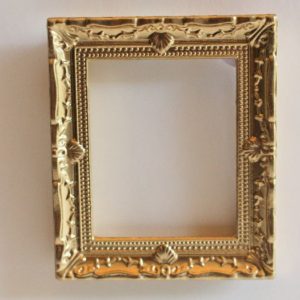 Decorated Gold Timber Frame